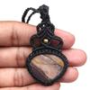 Gemstone Handmade Jewelry Ocean Jasper Macrame Thread 20-36''Ad Necklace Ethnic