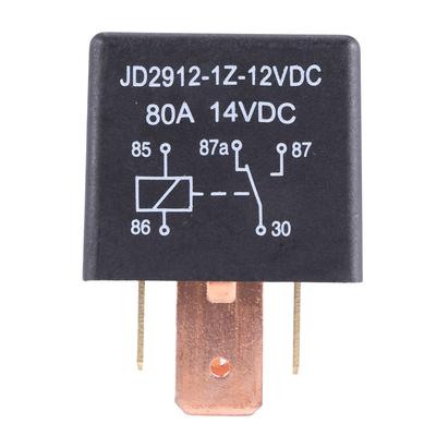 Plouluyt 80A DC 5-pinové DIY napájacie relé pre auto, nákladné auto, vozidlo