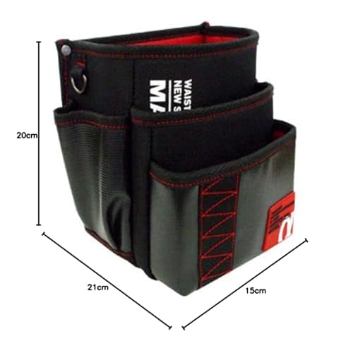 Marvel Waist Gear Three-Tier Waist Pouch, Red, MDP-93AR