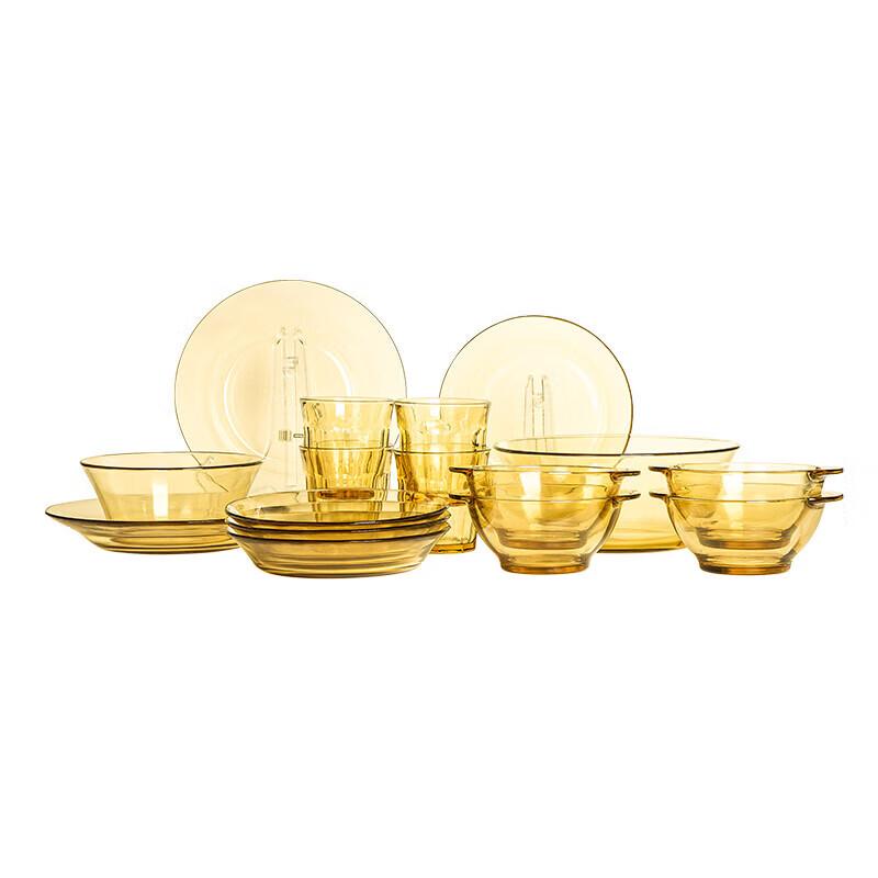 PYREX Corning Shiny 16-Piece Dinnerware Set
