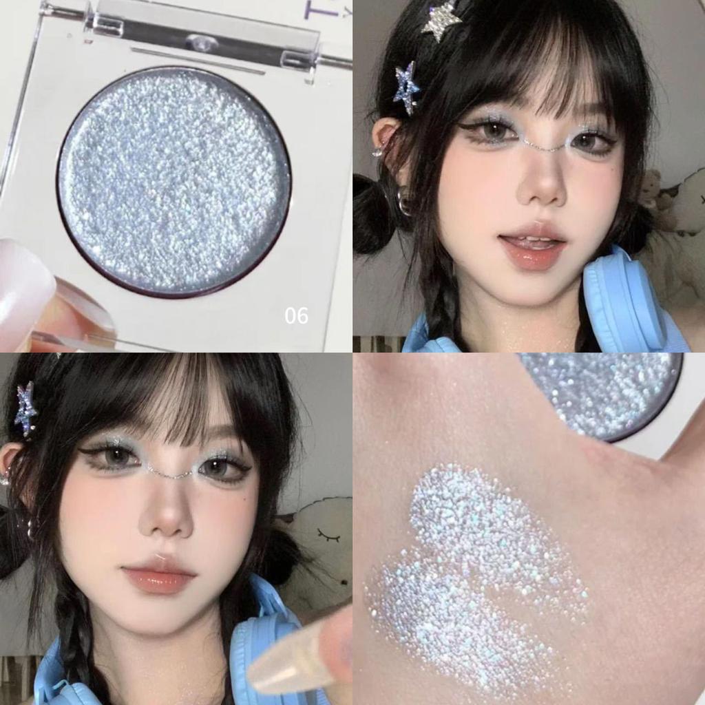 FAICCIA Cowherd & Weaver Shimmer Cube: Single Color, Fine Shimmer Eyeshadow Highlight