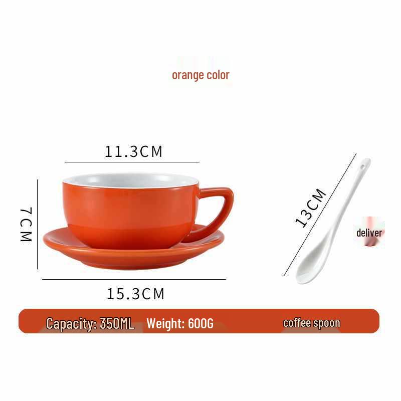 European Ceramic Coffee Set: Professional Latte Art, Cappuccino & Sawada Cups