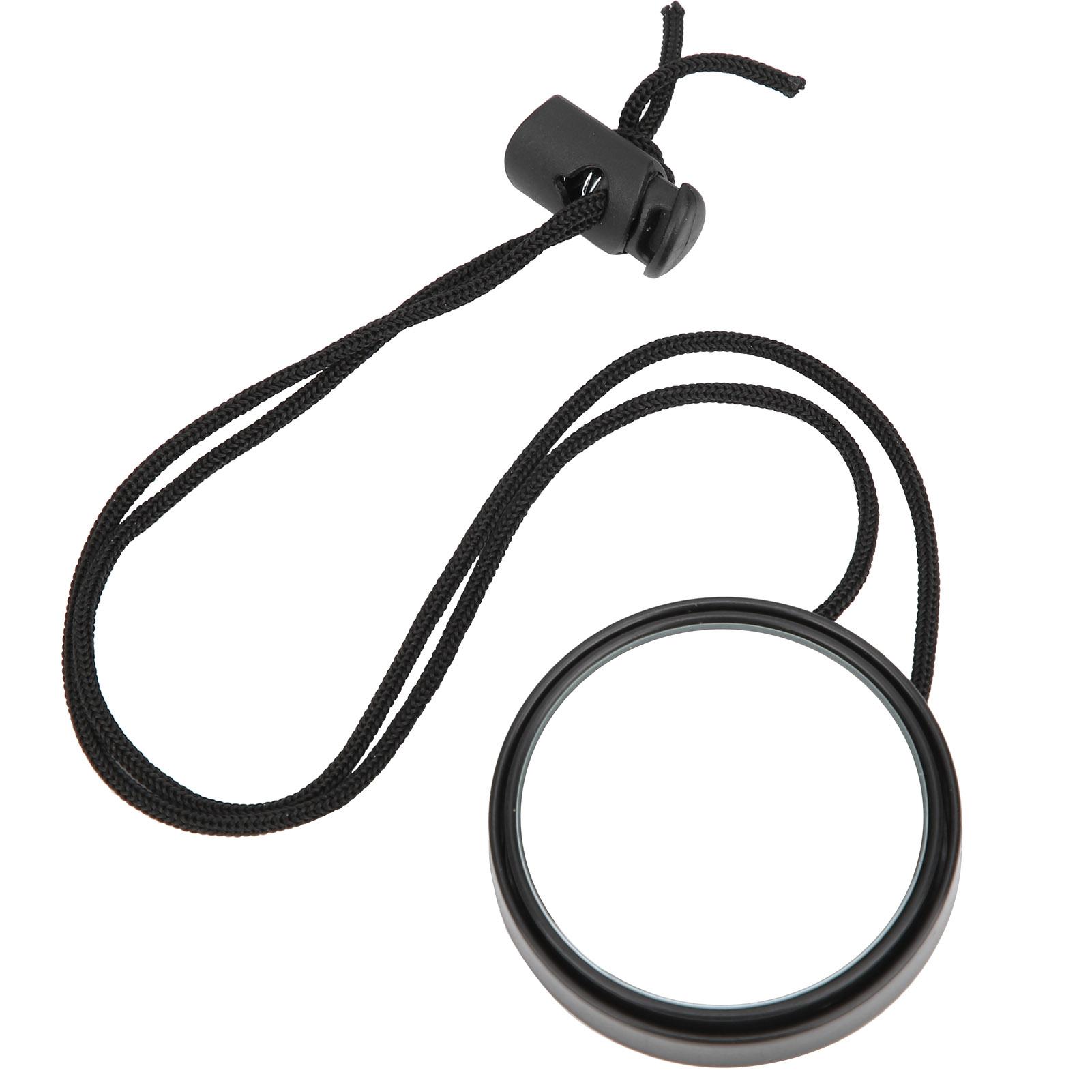 

Diving Rearview Mirror 360 Degree Adjustable Rearview Mirror with Lanyard Diving AccessoryBlack Black чёрный