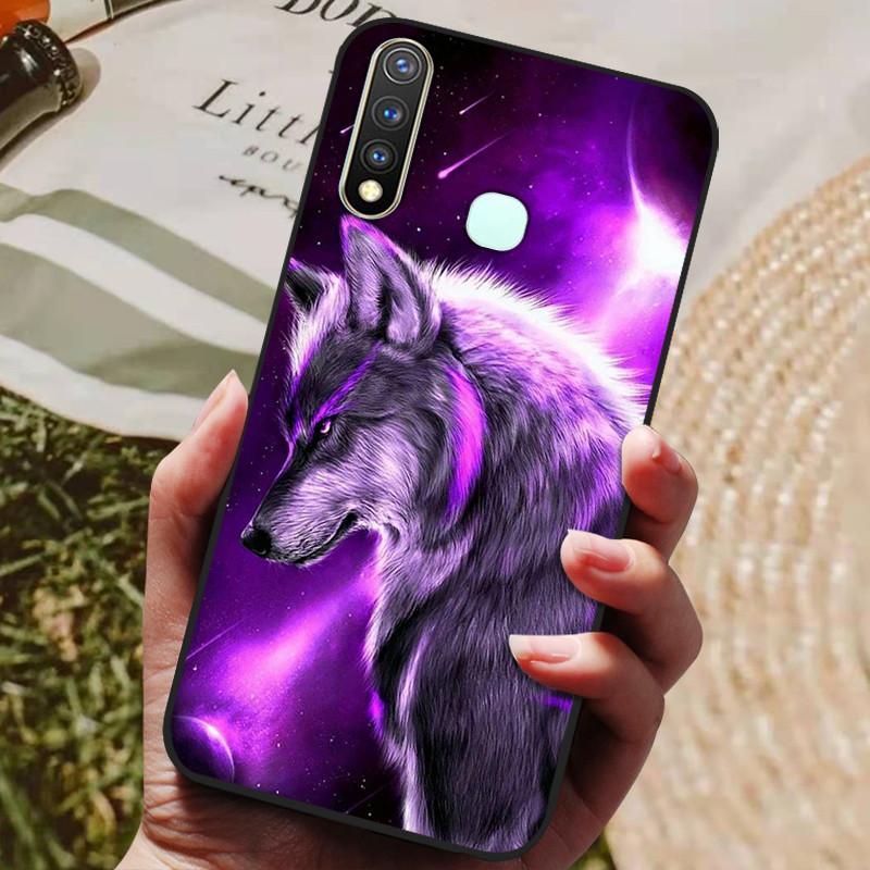 For Vivo Y19 Case Silicone Cover For Vivo 1915 Y19 Y 19 Case 6.53'' Soft TPU Silicon Phone Back Protective Bumper Shells Coque