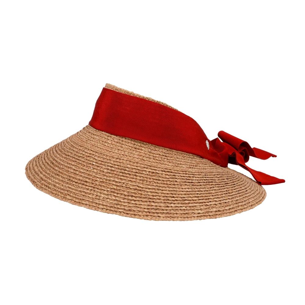 

Helen Kaminski Rosalie Nougat Cream Visor Sun Cap Hat51251 HAT51251 NUTR