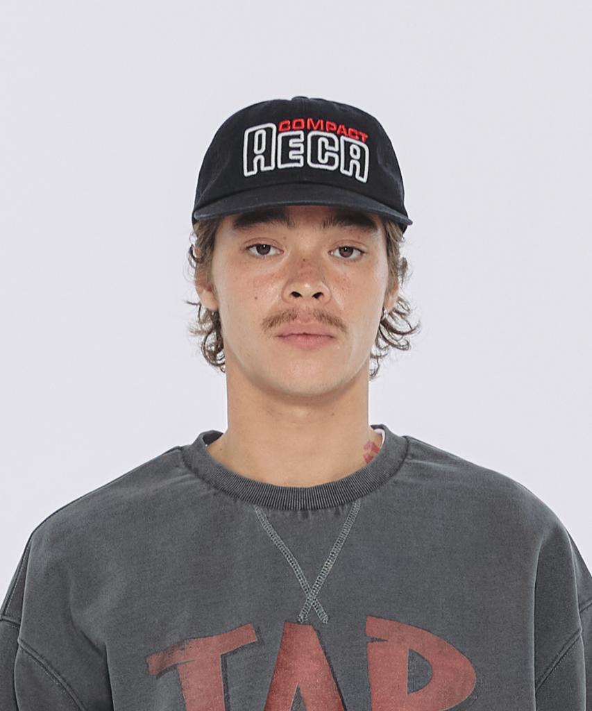 AECA Compact Aeca Flat Brim Cap-Black