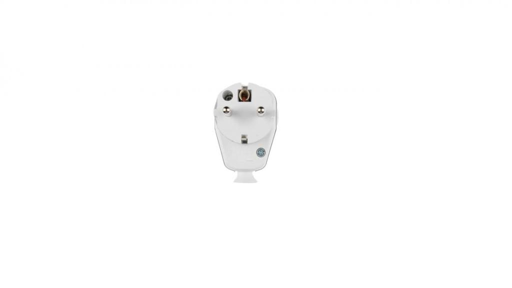 Enchufe Angular con Interruptor 10/16A 2P+Z Uni-Schuko Ip20 Blanco 9002215