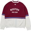 New MLB Varsity Boston Red Sox Cardigan Knitwear Unisex Red 3AKCV0144-43WIS
