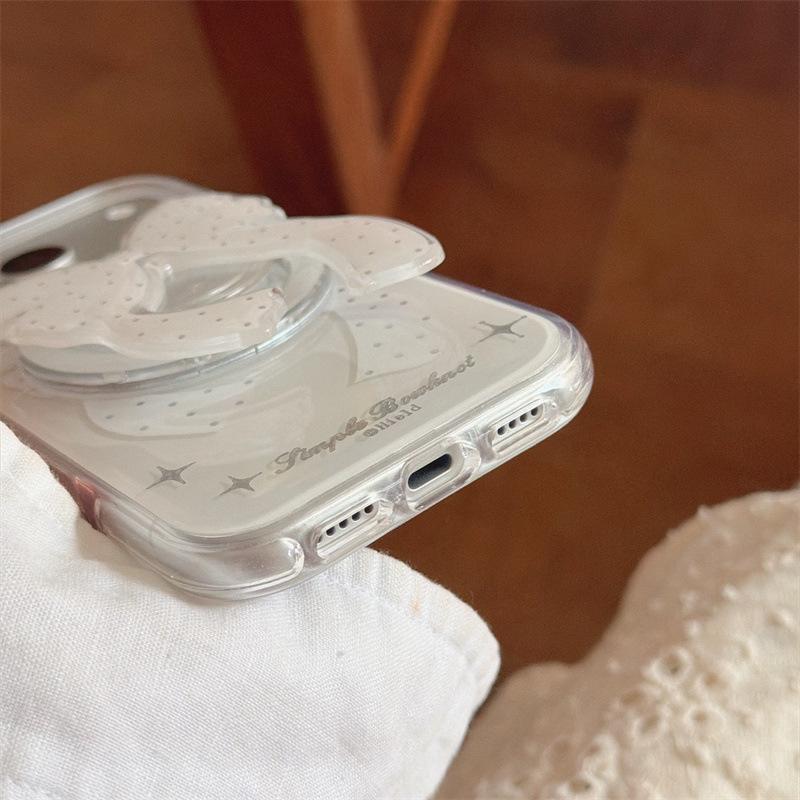 Luxury Rhinestone Bow Magnetic Phone Case for iPhone 17/16 Pro Max/15/14
