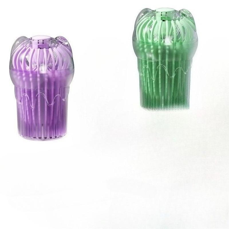 

Портативная коробка для зубной нити для автомобиля, Ультратонкая коробка для зубной нити, 50 одноразовых зубных нитей для домашнего использования, Ресторан фиолетовый/зелёный