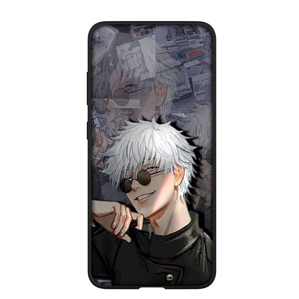 Handyhülle für Samsung Galaxy S25 S24 S23 iPhone 16 15 Xiaomi Redmi Note 14 13 12 16E X 11 Pro Max Moto Huawei Comics Gojo Satoru Jujutsu Kaisen Cover