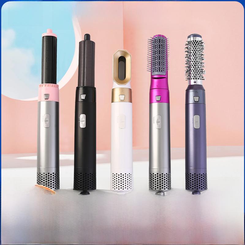 

5-in-1 Hot Air Comb: Automatic Curler & Straightener, Constant Temperature, Hair-Safe Styling Comb, Powerful Hair Dryer EU Plug
