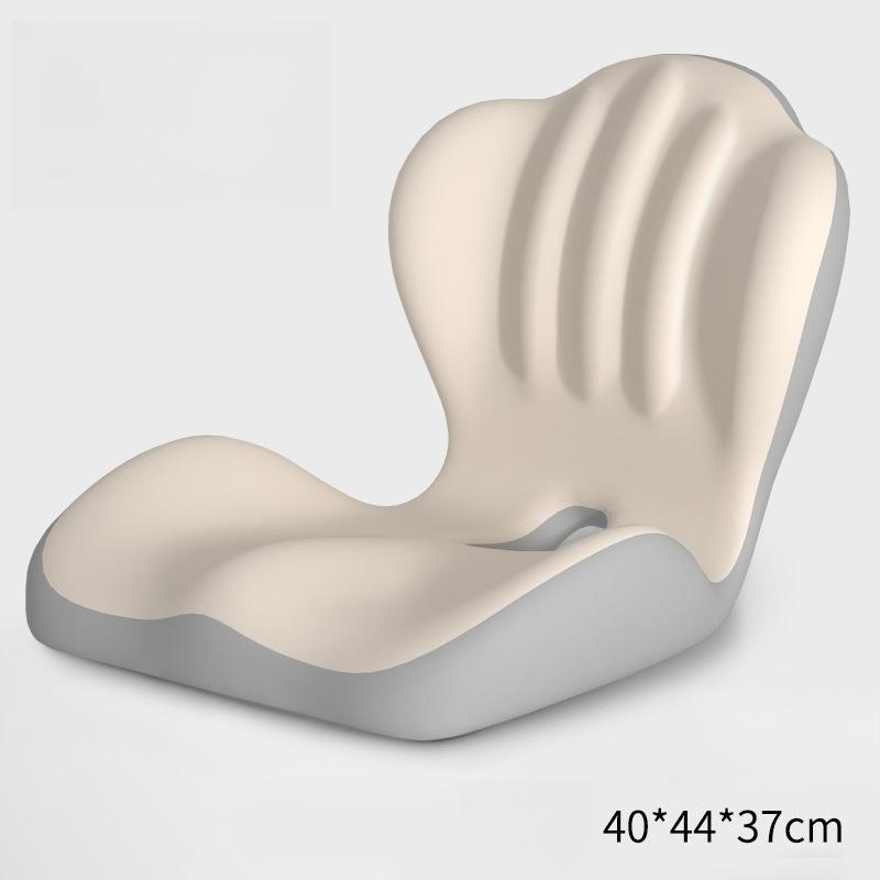Memory Foam Integrated Back Seat Cushion Ergonomic Lumbar Support Pad For Office Car Home Use