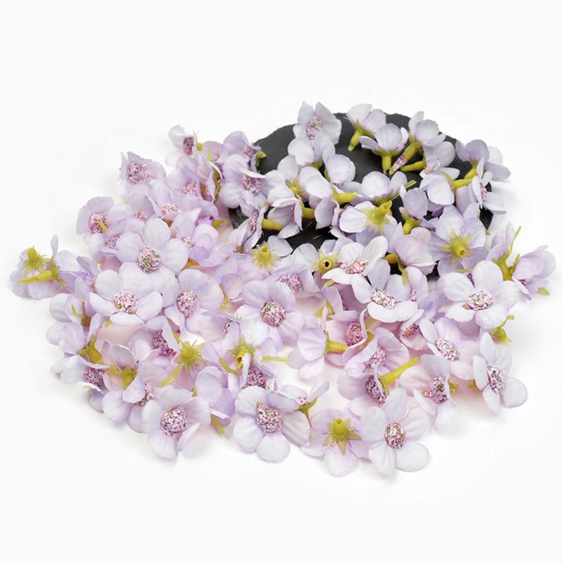50/100 Stück Mini Gänseblümchen Künstliche Blumenköpfe Seide DIY Bilderrahmen Foto Requisiten Heimdeko Muttertag Hochzeit Dekoration