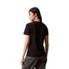 Calvin Klein T-shirt Minimaliste Imprimé Décontracté Couleur Unie Col Rond Manches Courtes Confortable Hauts pour Femmes Noir Espace J221165BEH