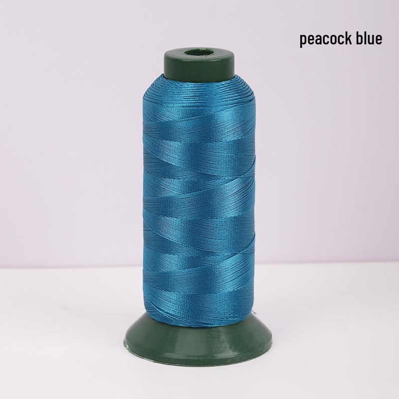 Sewing Machine Leather Thread: 210D/3 Ply High-Strength Mercersized Nylon for Handcrafts, Sofas, and Thick Fabrics