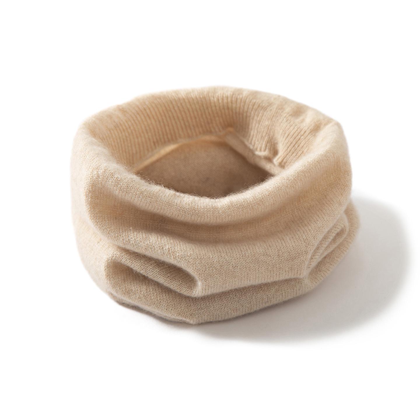 Women s 100% Pure Cashmere Classic Warm Knit Neck Warmer Scarf by Kangsai Ni