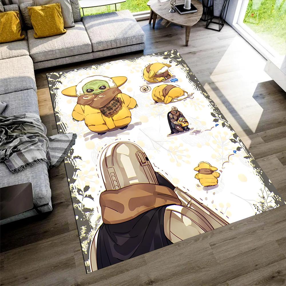 Star Wars Floor Mat Perfect for Bedrooms Balcony Living Rooms Kitchen Anti-slip Rug Anime Office Decor Gift for Festivals