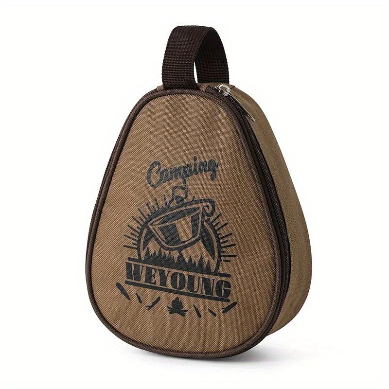 1 buc. Geantă de depozitare înaltă, pânză Oxford, veselă impermeabilă, cupe, geantă portabilă, geantă de picnic pentru călătorii camping în aer liber, geantă pentru bol fierbinte de exterior