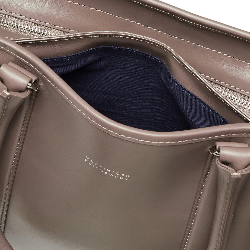 Torba typu tote A4 14 cali do przechowywania komputera ze skóry naturalnej Braval Taupe [Macintosh Philosophy] męska nr 73120