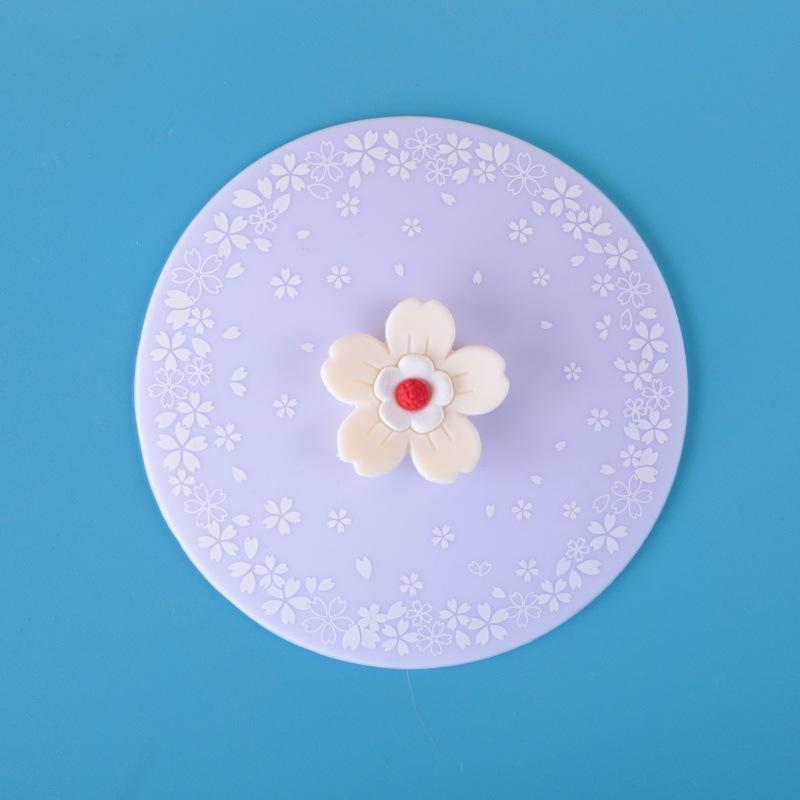 Mug Silicone Cup Lid Universal Breakfast Cup Lid Food Grade Lid Cute Cartoon Design