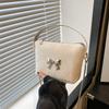 2025 Spring and Summer New Bow Fashion Korean Version Handbag Foreign Style High Value Chain Single Shoulder Messenger Bag Women's Bag