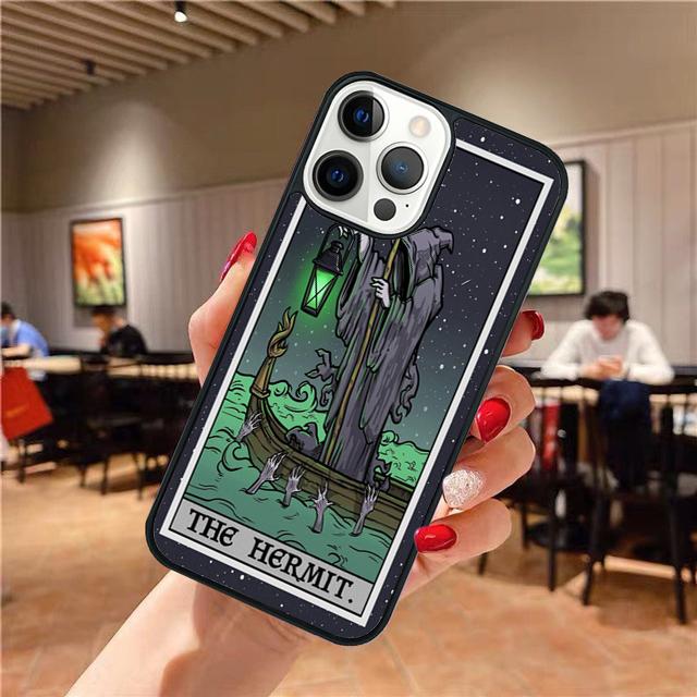 Tarot Card The Hermit phone Case Cover For iPhone 17 Air 16 15 14 Plus  apple 16 11 12 13 Pro Ma coque