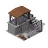 WWII Military Sentry Tower & Observation Base Building Blocks Set