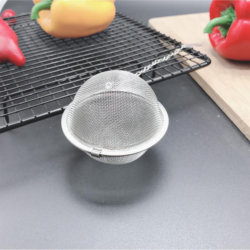 Tea Strainer Stainless Steel Tea Infuser Tea Leaves Seasoning Ball Strainer Teapot Fine Mesh Coffee Filter Teaware Diffuser