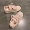 Women’s 2025 Summer Pink Chic Unique Chunky Platform White Sneakers - Breathable Casual Sporty All-Match Heightening Shoes