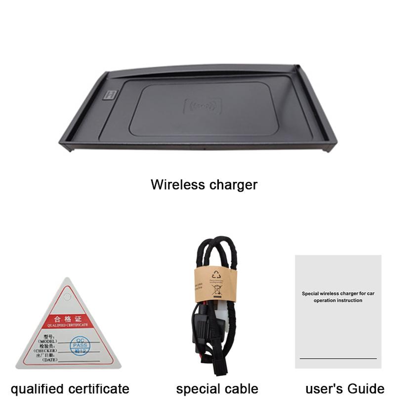 

Автомобильное беспроводное зарядное устройство QI зарядное устройство для телефона чехол для зарядки для Toyota Fortuner 2015 2016 2017 2018 2019 2020 2021 2025 автомобильные аксессуары