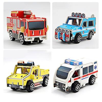 Emotional Bebe Paper 3D Car Puzzle Pullback Function 3D Model, Korean Popular Puzzles