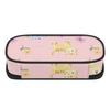 Pencil Bag 300D Polyester Organized Storage Easy Open Zipper with Main Compartment Mesh Pocket and Pen Slots for Daily School Use