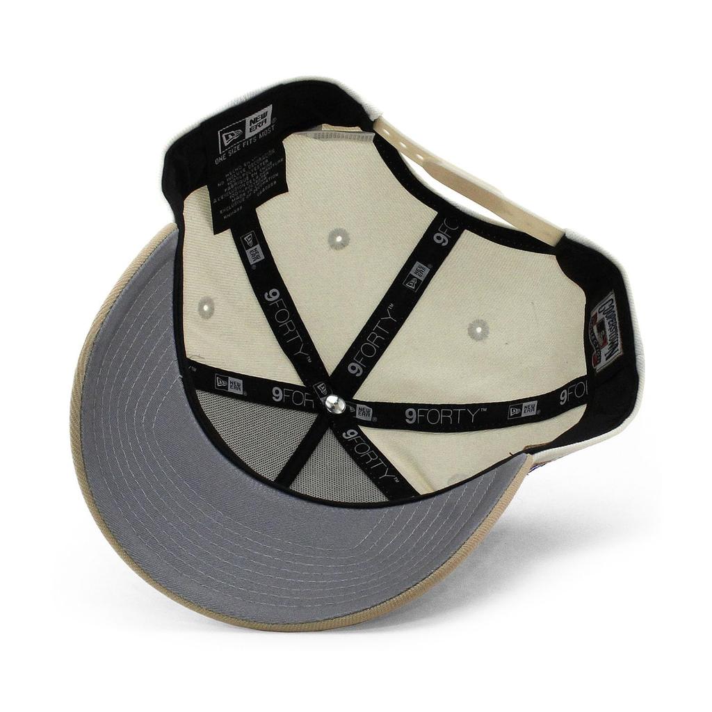 Exclusive New Era 9FORTY Snapback Cap 940 MLB MiLB NFL NBA Hat with Color Brim and Side Patch Angeles Dodgers Anniversary EU/AU (Los (60th Cream))