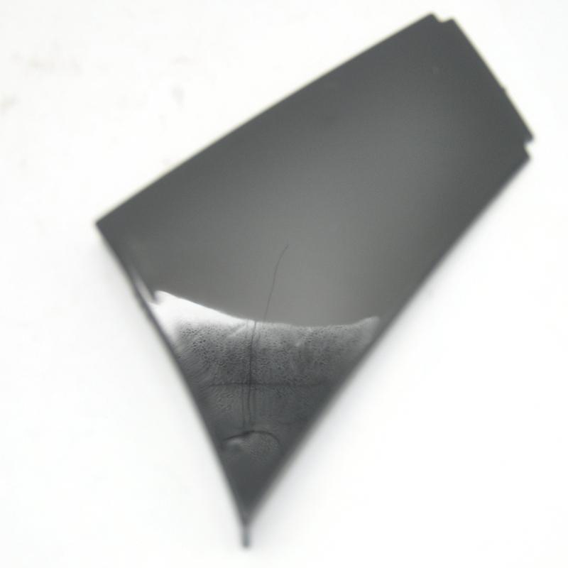 Lip Fin Splitter Spoiler Canard Sticker 6pcs Glossy Black Carbon Fiber Car Styling Front Bumper