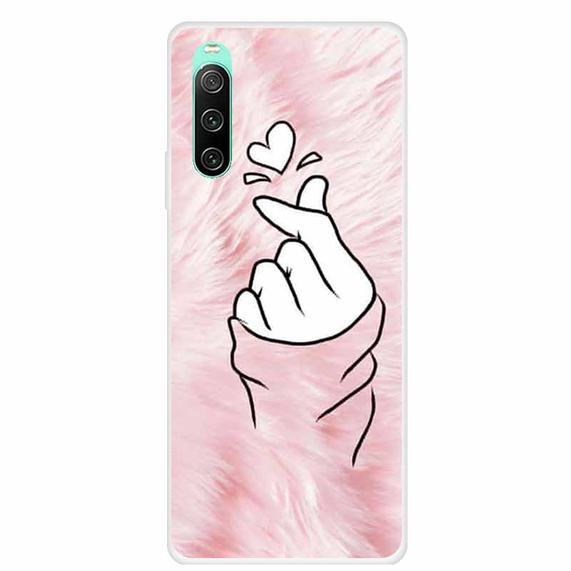 For Sony xperia 10 IV Case 1 IV 10 iV Clear Fashion Soft TPU Silicone Back Case For Sony Xperia 10 1 5 III Cover Funda Shell Cat