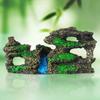 Unique Aquarium Rockery Figurines Realistic Handmade Rock Mountain Statue Resin Craft Simulation Stone Statue