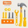 10/20/30pcs Plastic Simulation Maintenance Tool Set Simulation Hammer Safe Design Construction Toy Set Mini Size