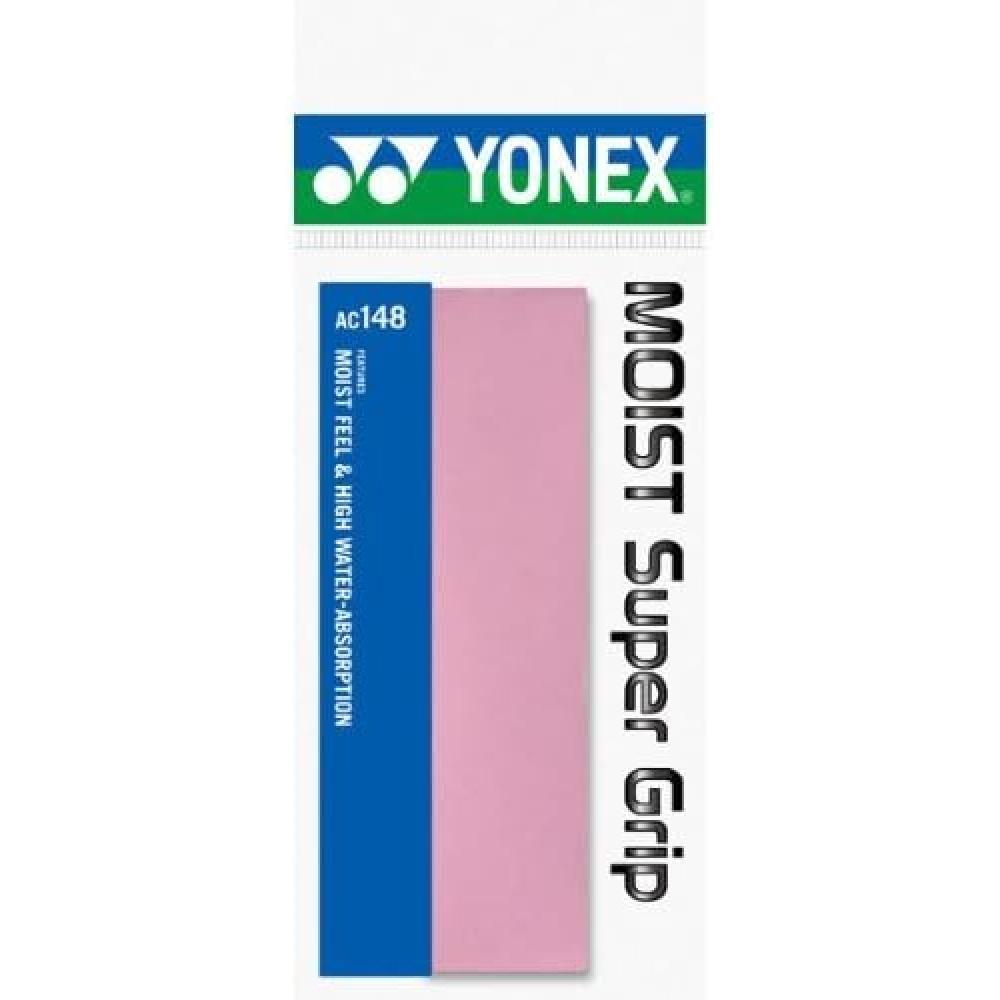 Yonex  Yonex  Tennis Badminton Grip Tape Moist Super Grip Powder Pink Single Roll