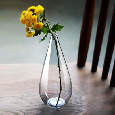 Elegante Jarrón de Cristal para Decoración de Mesa - Elegante Centro de Mesa para Hogar u Oficina