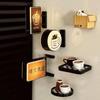 Retro Style Glowing Fridge Magnet Creative Atmosphere Mini Luminous Lightbox  Coffee Shop