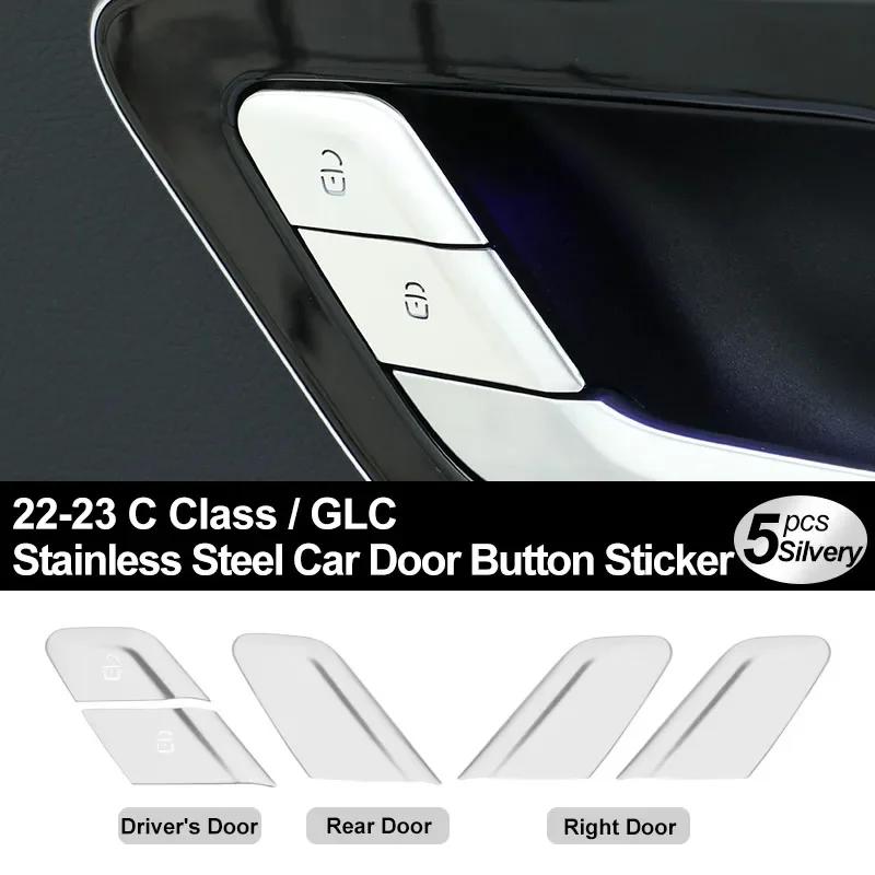Engine Start Stop Headlight Switch Button Trim Cover for Mercedes Benz C Class W206 C200 C220 C260 C300  Car Accessories