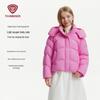 Tanboer Kids' Detachable Hood Short Down Jacket