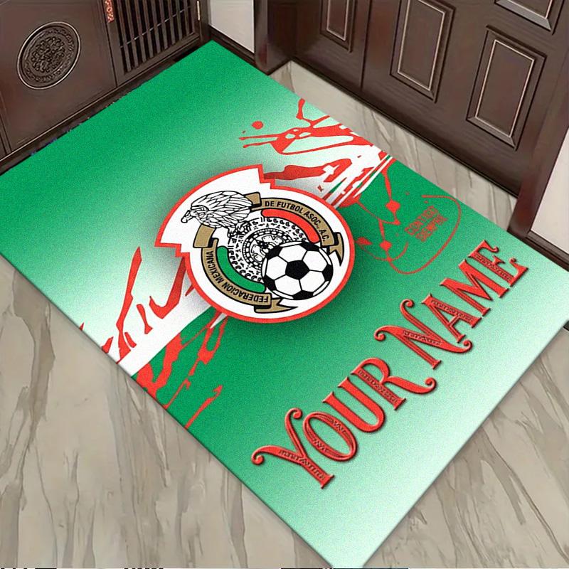 Name Custom Logo Mexico American Football Carpet Rug for Living Room Bedroom Home Sofa Decoration,Kids Play Non-slip Floor Mat