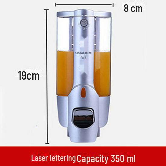 Wall-Mounted Bathroom Soap & Shampoo Dispenser