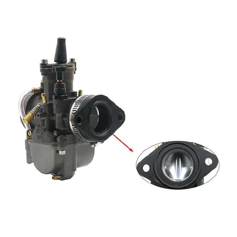 Motorcycle Carburetor Adapter Inlet Intake Pipe Rubber Mat For Honda Cg 125 Peugeot Speedfight Ax100 Cg125 Honda