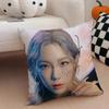 Singer Powerful TTaeyeon Cushion Cover Throw Pillow Cover Hidden Button Durable Polyester Chair Cushion