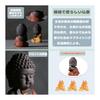 Temiry Buddha Object Buddha Cute Buddha Statue Ceramic Zazen Tathagata Statue Mini (Type 1 Gassho)