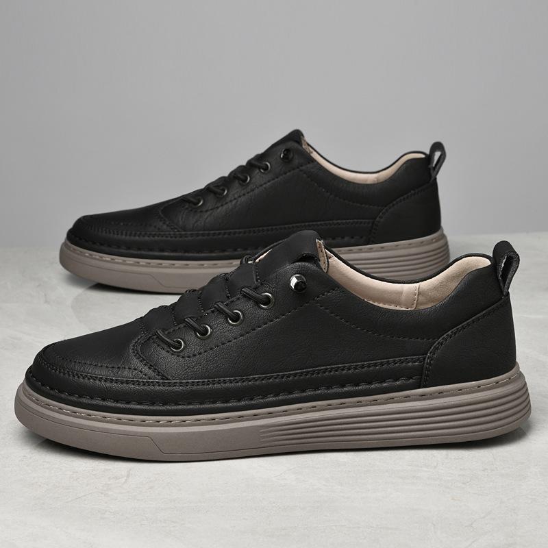 Men's Shoes 2025 Summer New Lace-up-free Board Shoes Casual British Trend Sports Shoes