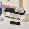 New Unique Container Desktop Power Strip Storage Box Dustproof Socket Storage Box Home Wire Case Wire Management Cable Organizer